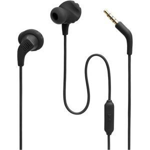 JBL Endurance Run 2 Wired In Ear Headphones Waterproof Sports Mic Black